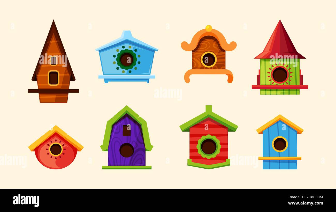 birds-house-wooden-garden-home-with-decorative-fence-for-flying-birds-garish-vector-cute-houses