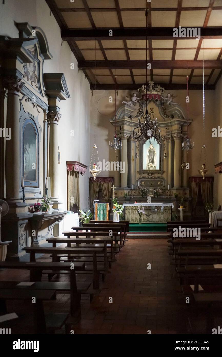 Church of Santa Maria Novella, Orange Flag Award, Chiusi, Tuscany, Italy, Europe Stock Photo
