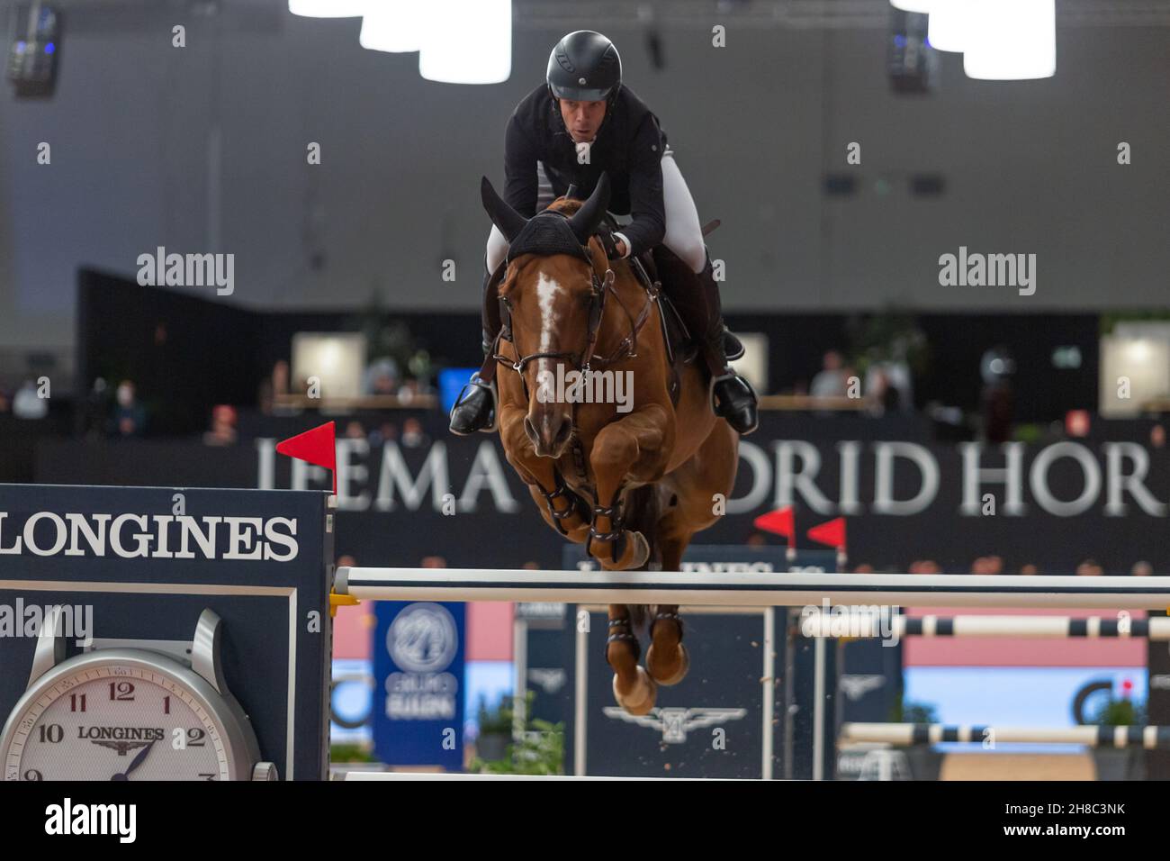 Madrid, Madrid, Spain. 28th Nov, 2021. during FEI Dressage World Cup Short Grand Prix Grupo Eulen Trophy at Ifema Madrid Horse Week celebrated in Madrid. Nov 26th 2021 (Credit Image: © Juan Carlos GarcÃ-A Mate/Pacific Press via ZUMA Press Wire) Stock Photo