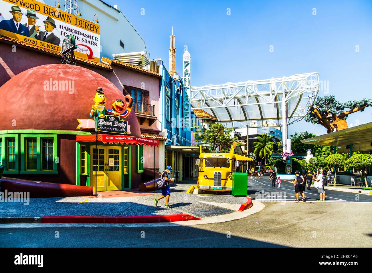 Brown Derby souvenir shop at Universal Studios Singapore Stock Photo
