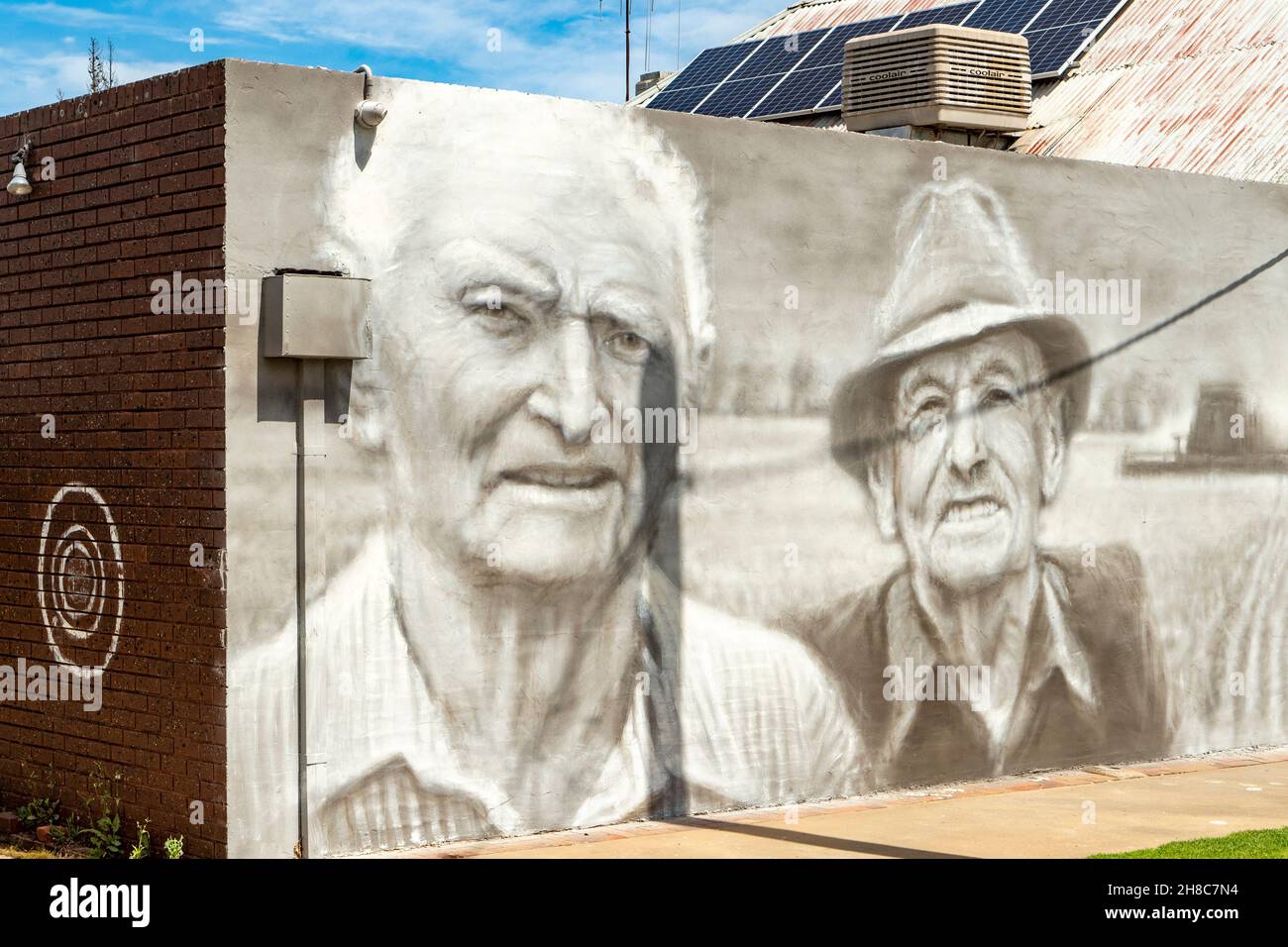 Mates Street Art, St Arnaud, Victoria, Australia Stock Photo