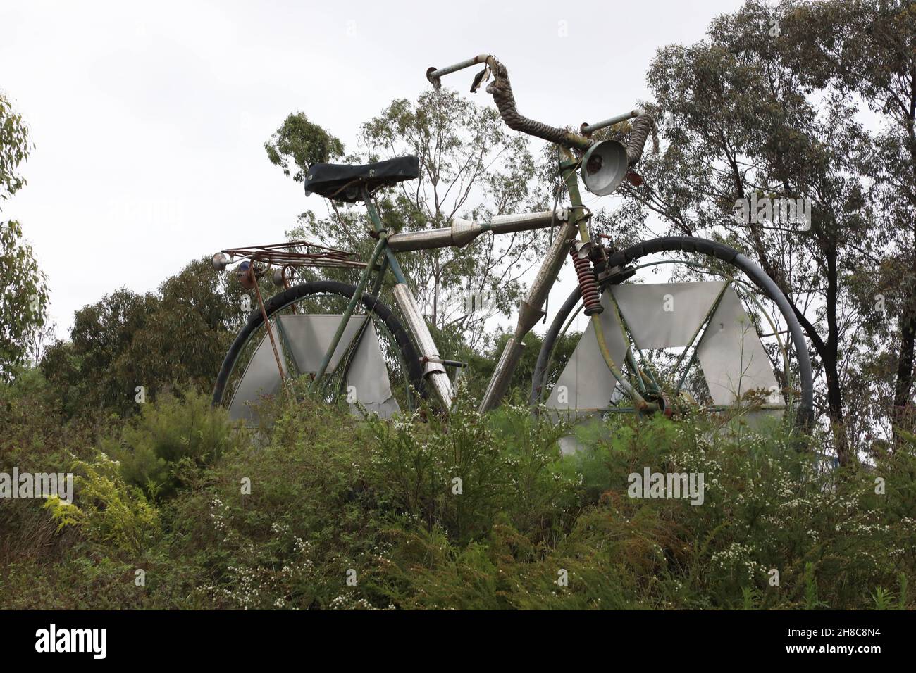 The big bicycle, Muir Road, Chullora Stock Photo Alamy