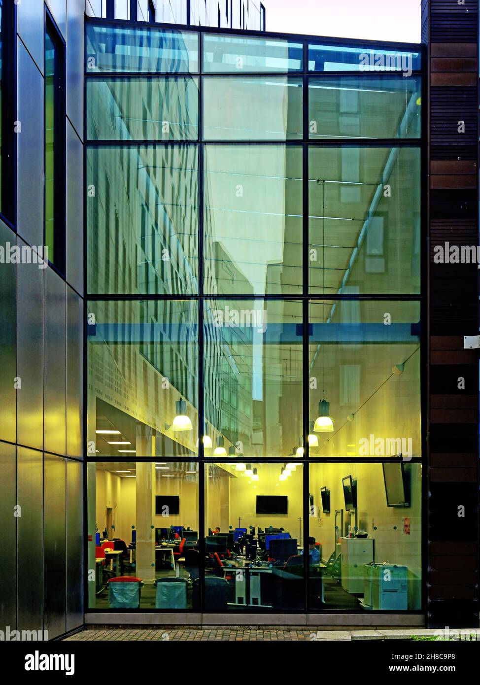 Newcastle University student computing and science building in the city