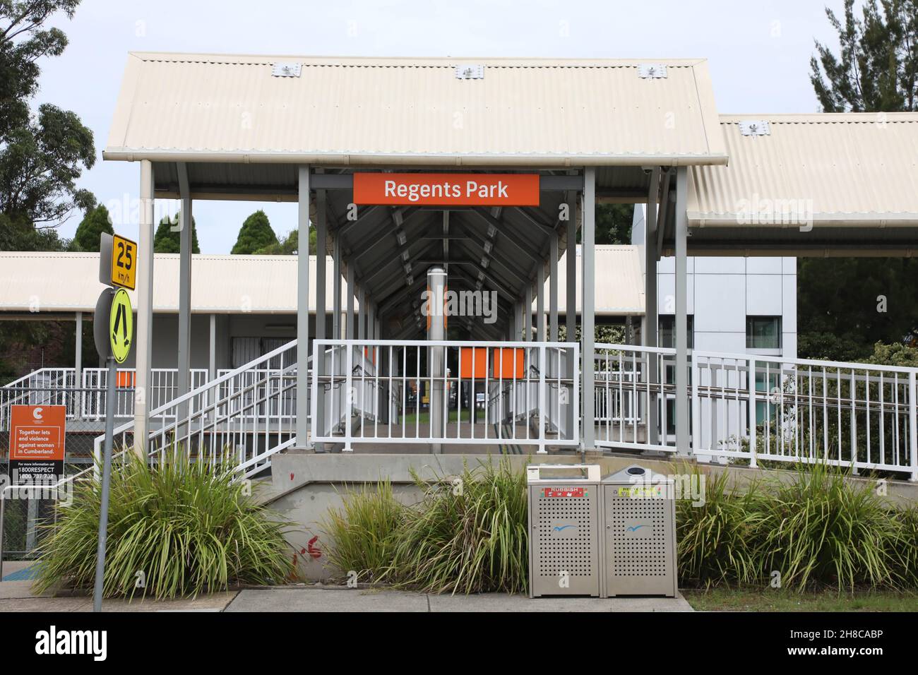 Regents Park train station, Sydney, NSW, Australia Stock Photo Alamy