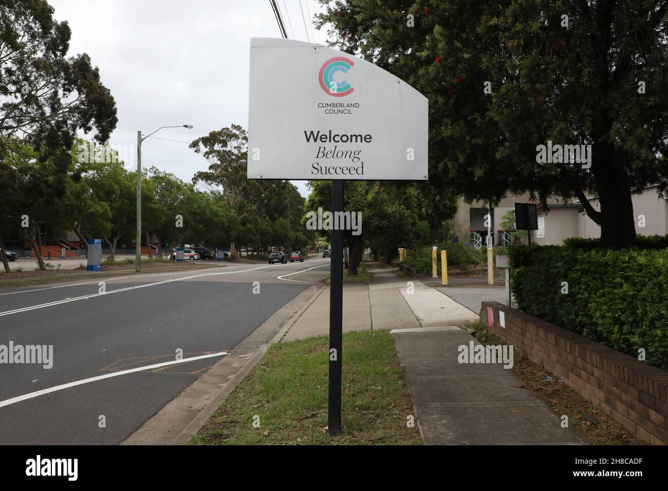 Road sign to new south wales hires stock photography and