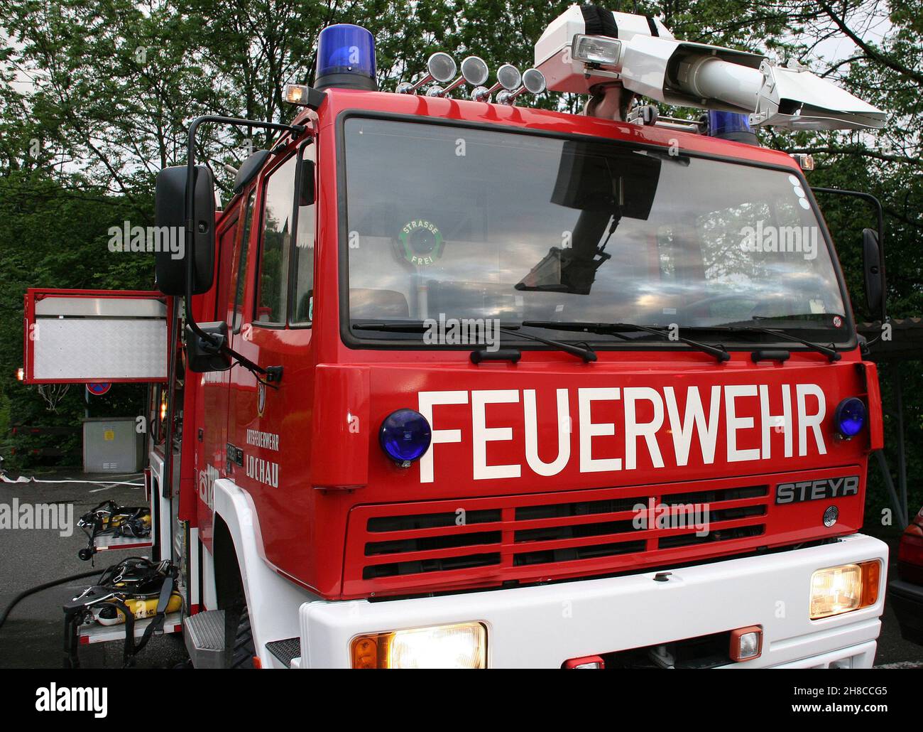 fire engine, Austria Stock Photo