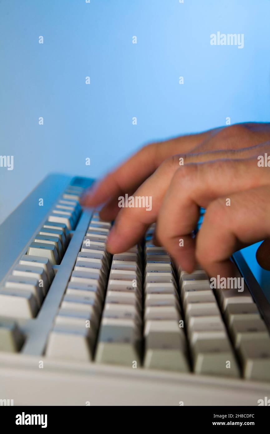 computer keyboard Stock Photo