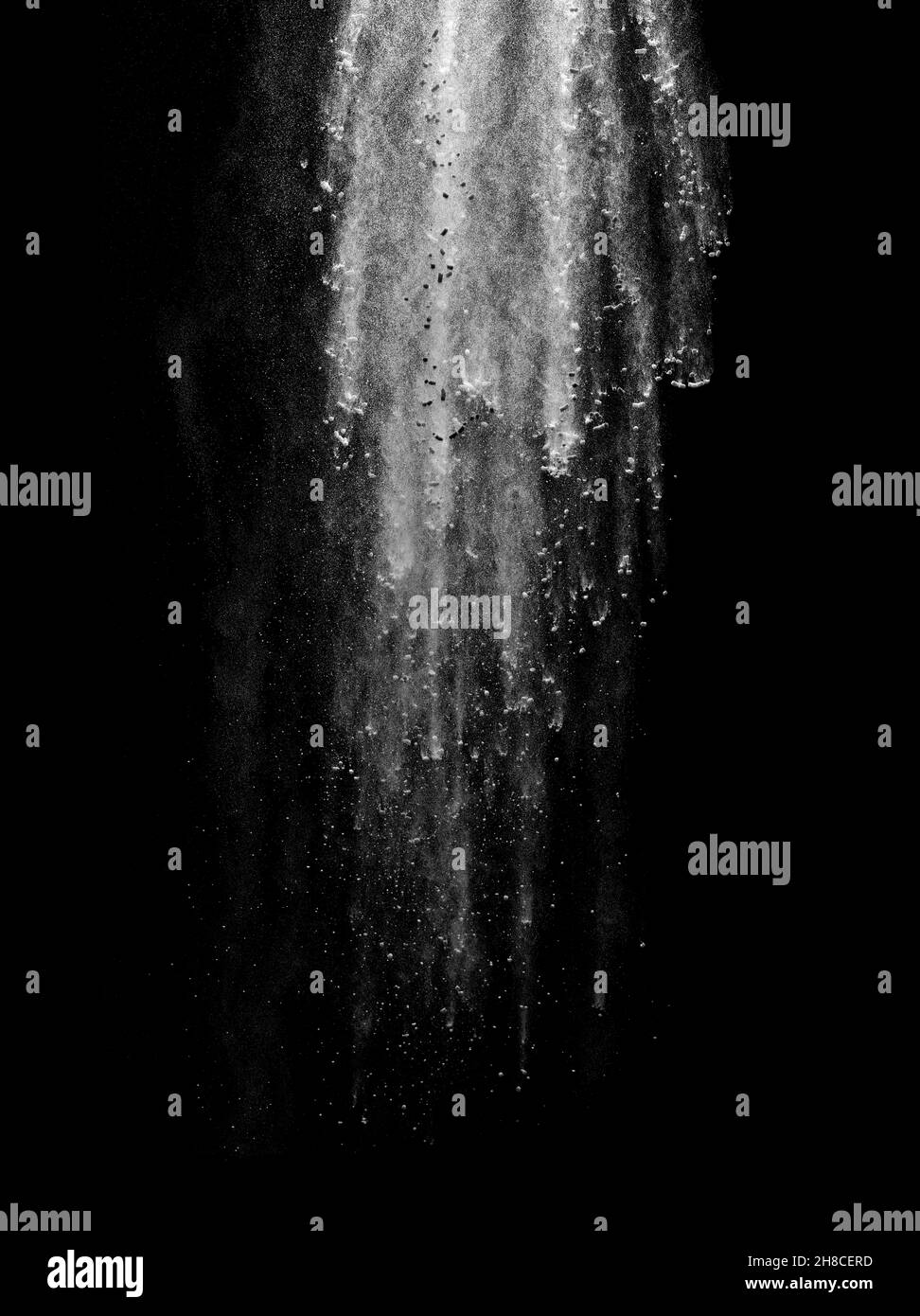 smoke powder explosion air background shape black Stock Photo - Alamy