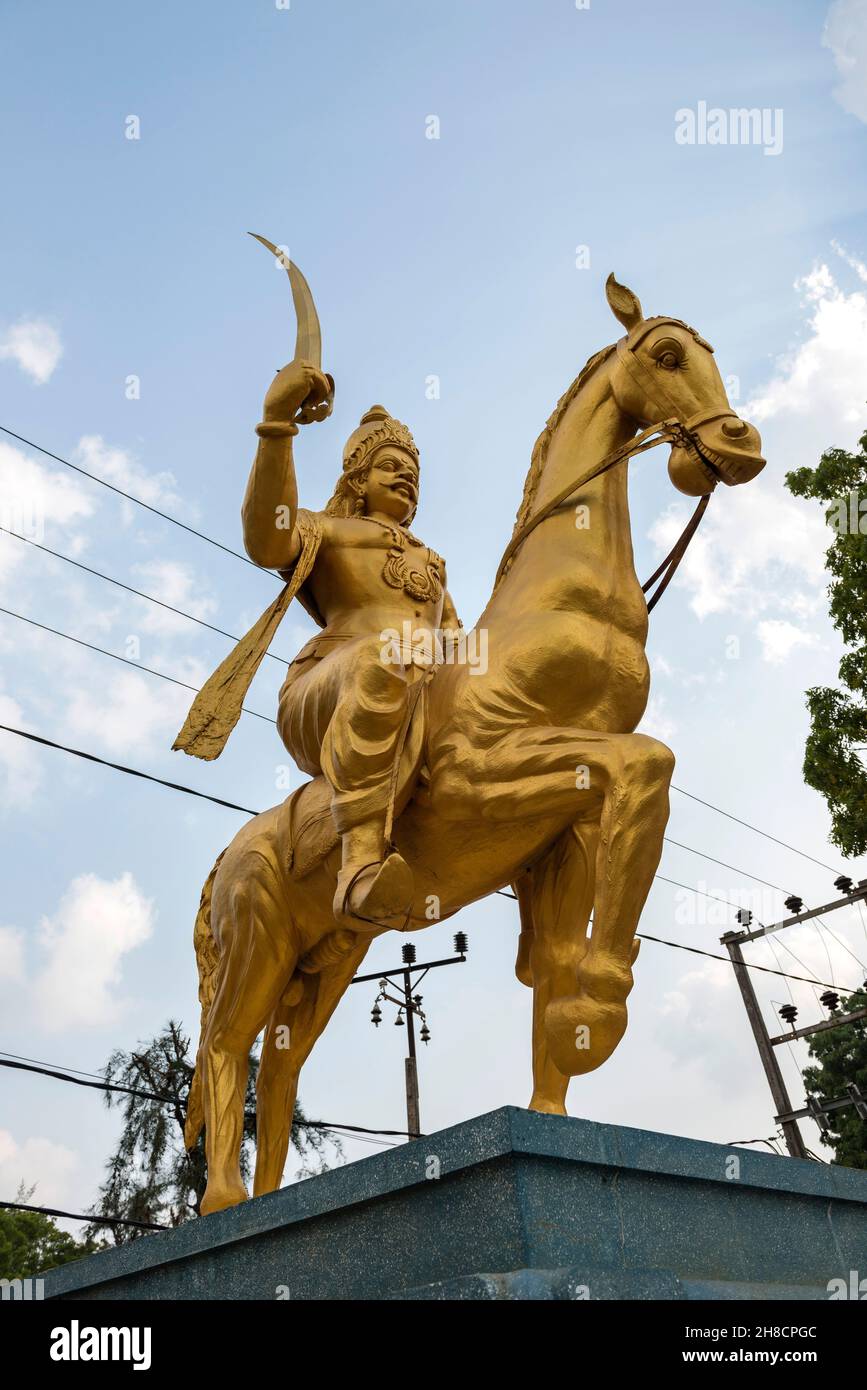Sri Lanka, Northern Province, Province du Nord, Nördliche Provinz, Jaffna, Cankili II dernier roi du Royaume de Jaffna, Cankili II. Letzter König des Stock Photo