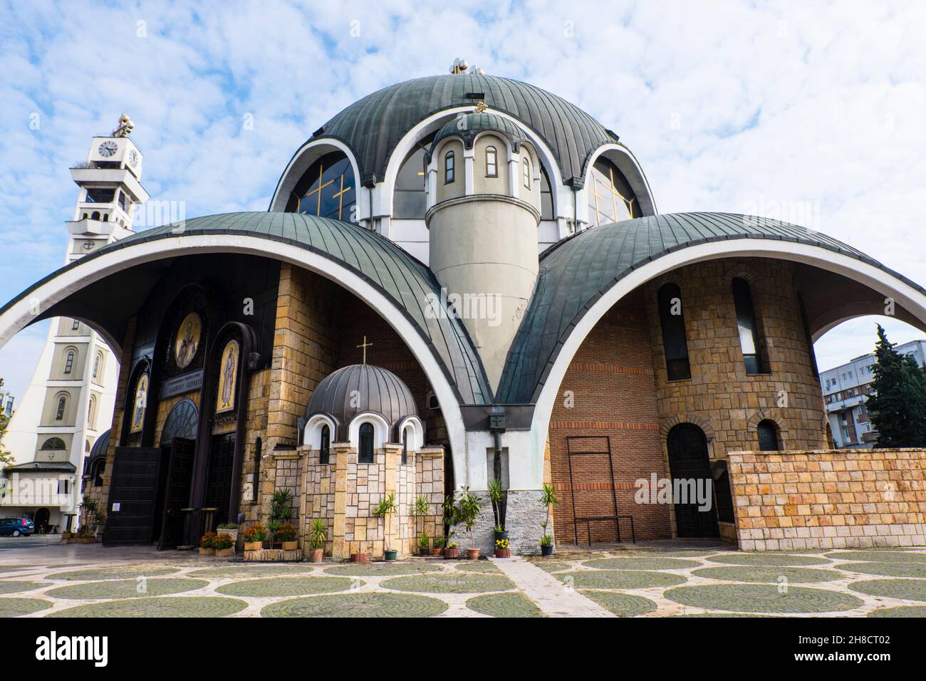 The Church of Saint Clement of Ohrid, Skopje, North Macedonia Stock Photo