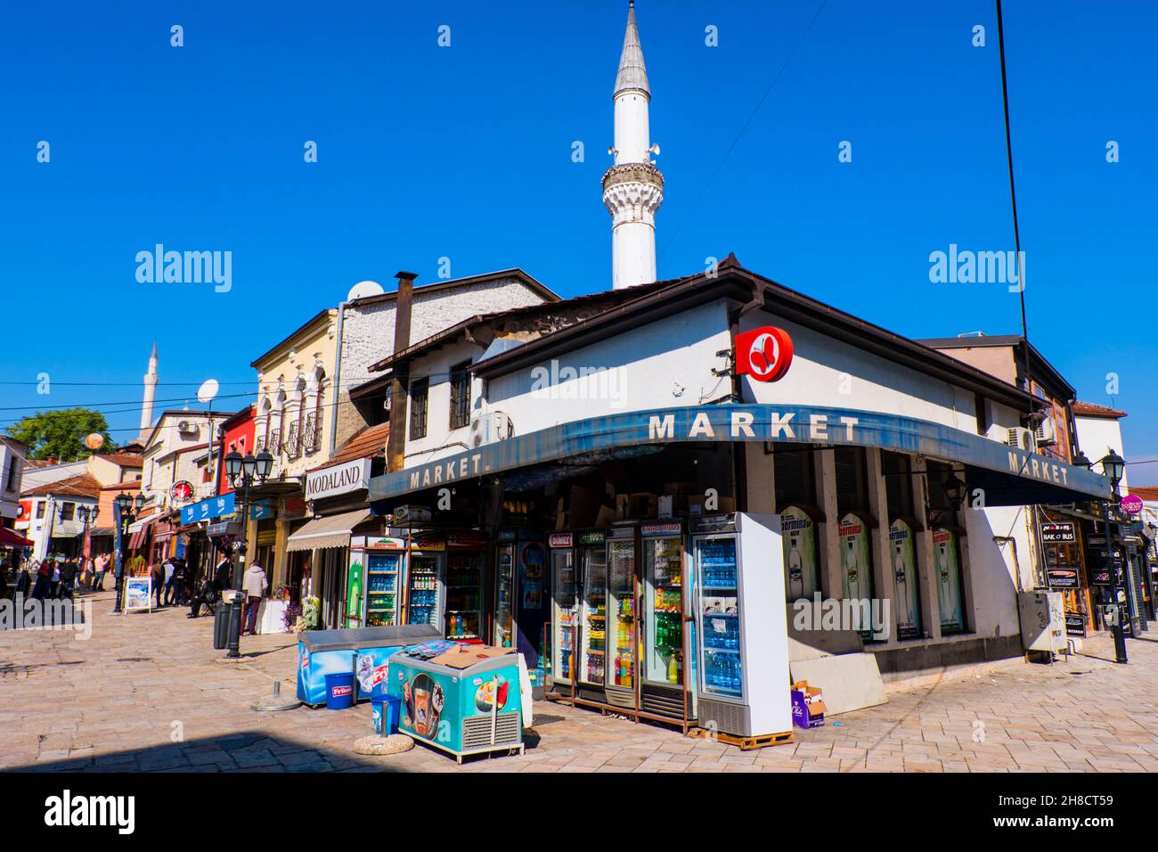 Stara Čaršija, Old Bazaar, Skopje, North Macedonia Stock Photo