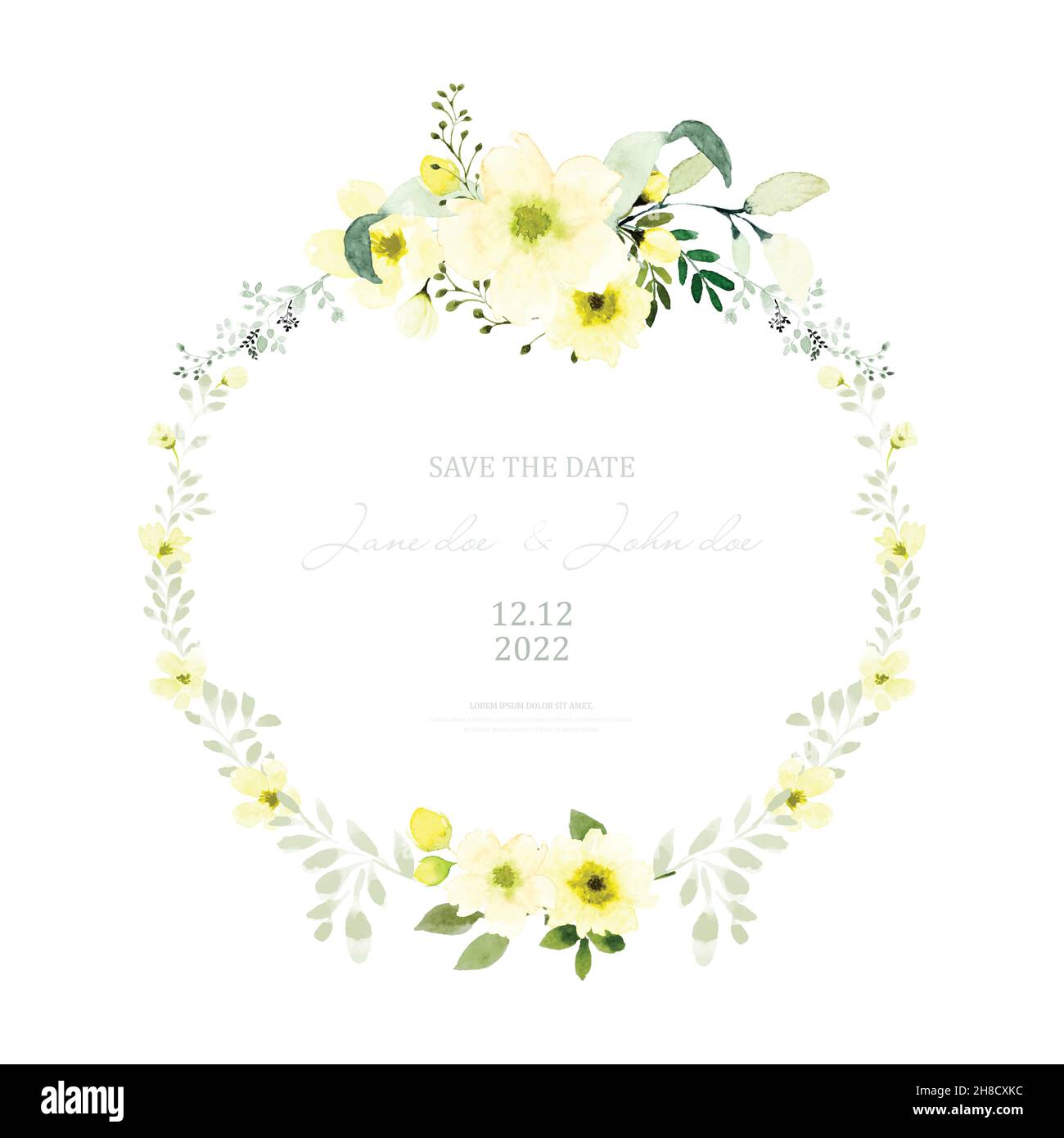 Spring vintage flower circle card hi-res stock photography and images -  Page 23 - Alamy