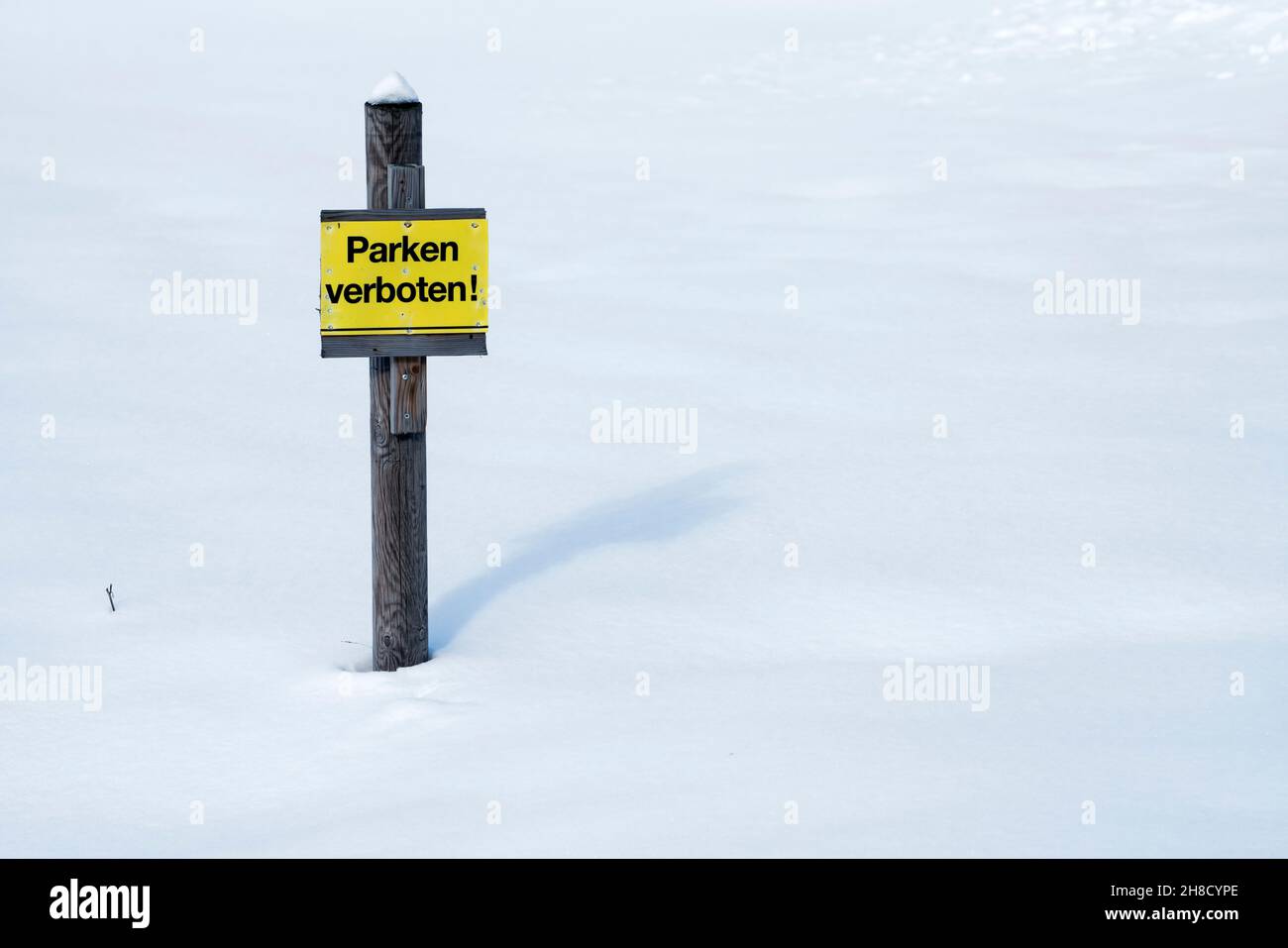 no-parking zone, signboard, Germany Stock Photo
