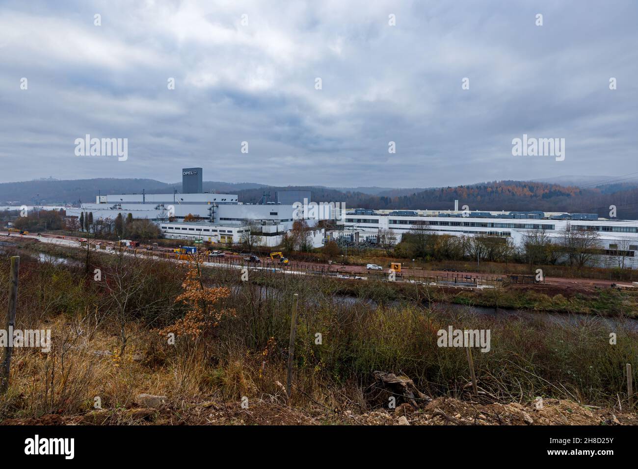 The Opel car factory in Eisenach Thuringia Stock Photo