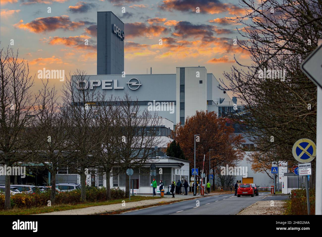 The Opel car factory in Eisenach Thuringia Stock Photo