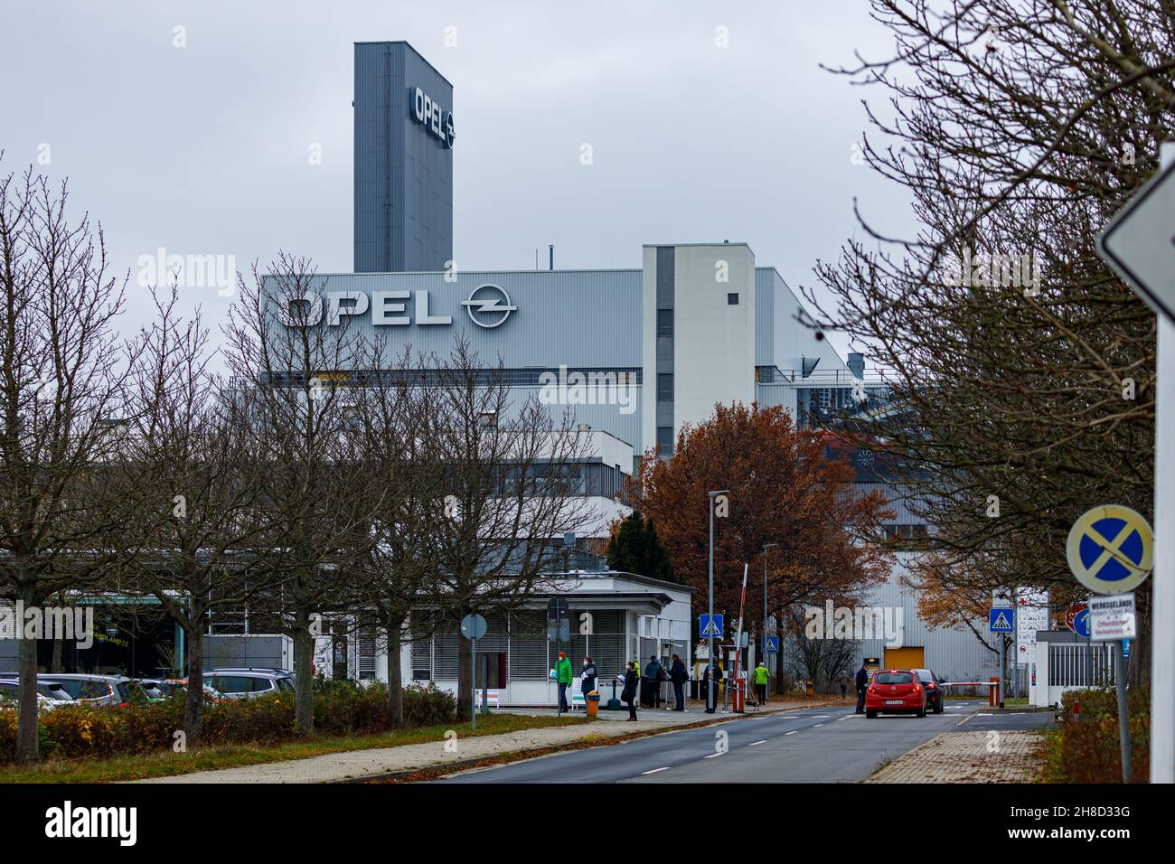 The Opel car factory in Eisenach Thuringia Stock Photo