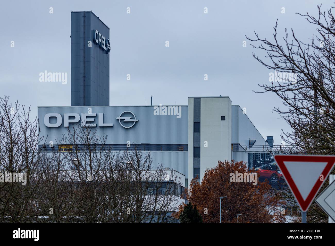 The Opel car factory in Eisenach Thuringia Stock Photo