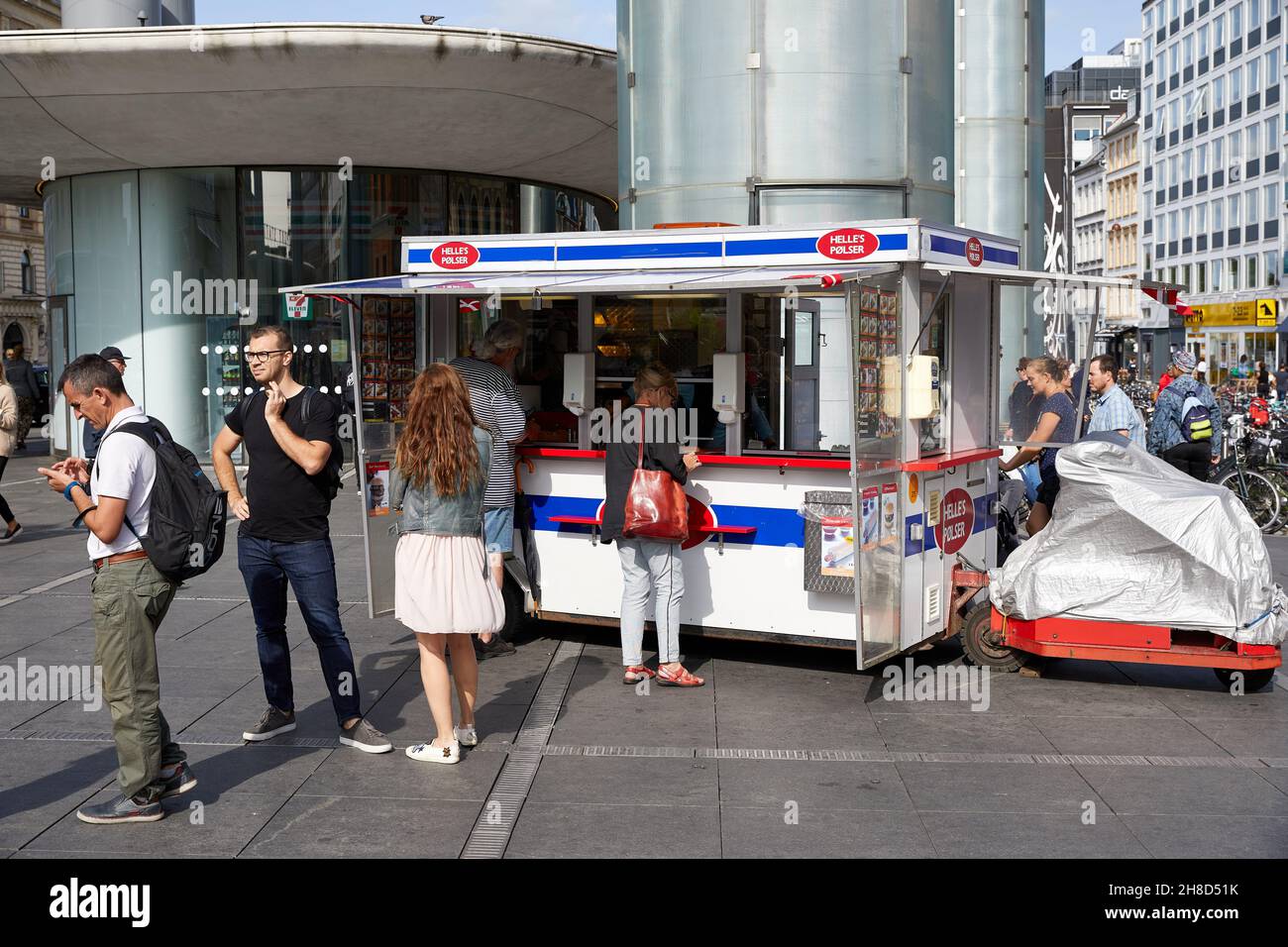 Danish hot dog stand hi-res stock photography and images - Alamy