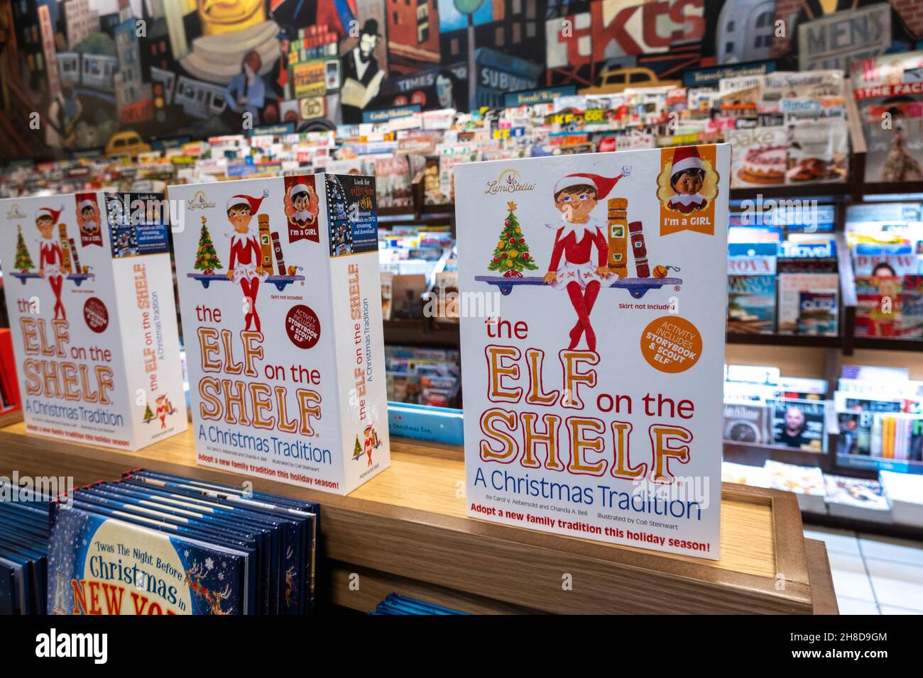 Barnes & Noble Booksellers on Fifth Avenue in New York City has a large