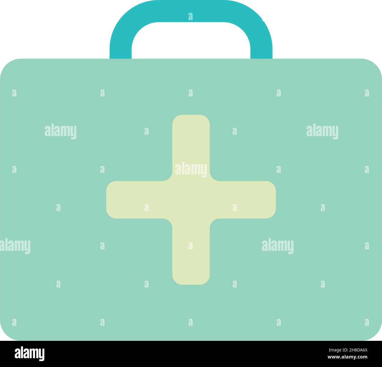 first aid box on white background Stock Vector Image & Art - Alamy