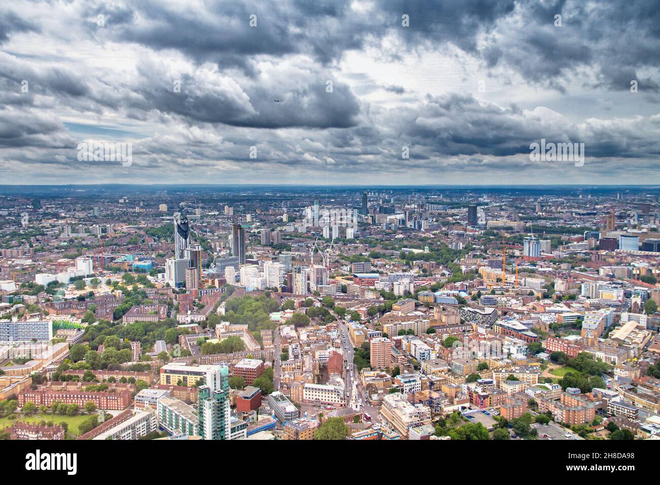 Dynamic london aerial view hi-res stock photography and images - Alamy