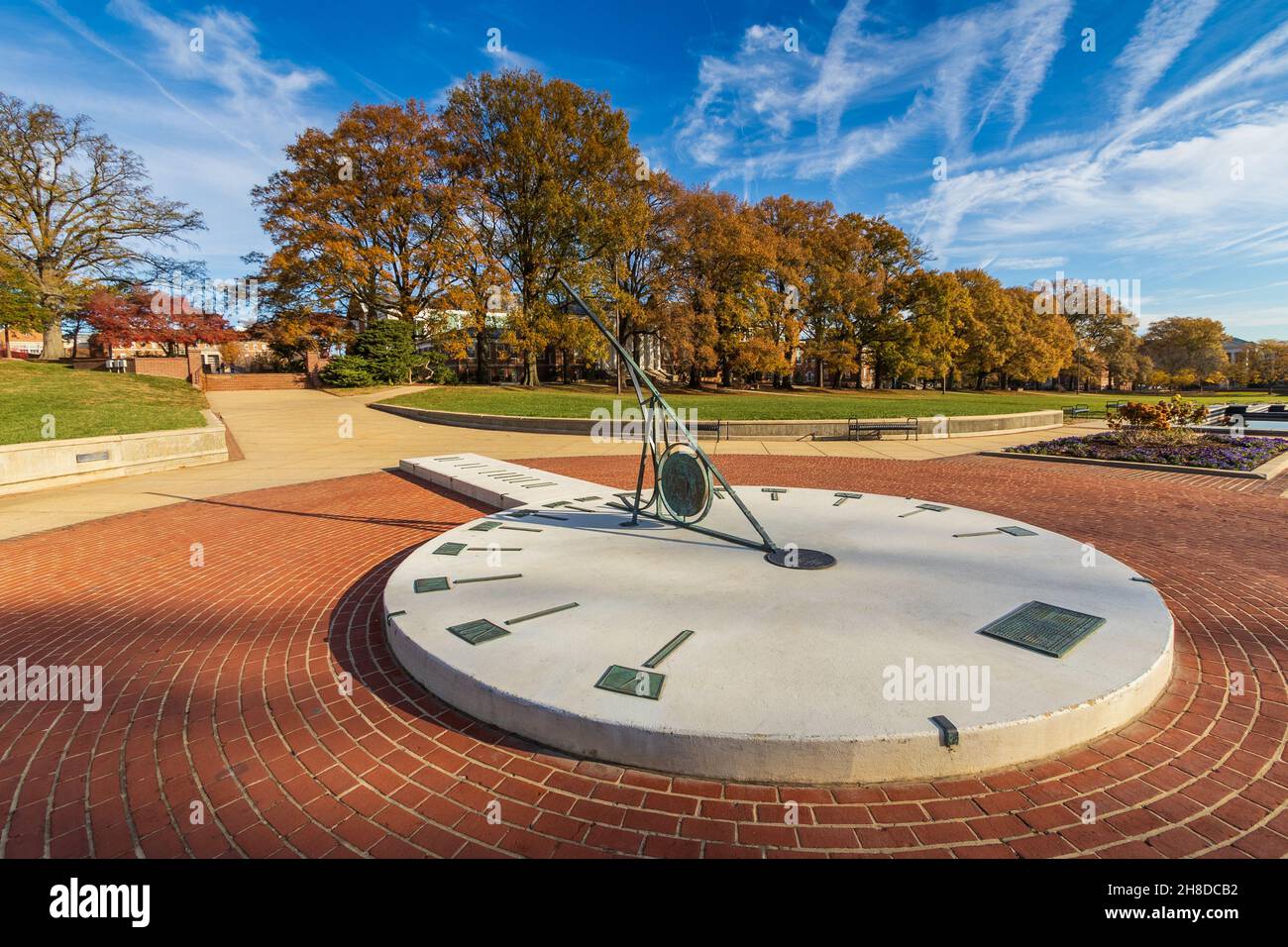COLLEGE PARK, MD, USA - NOVEMBER 20: McKeldin Mall on November 20, 2021 at the University of Maryland in College Park, Maryland. Stock Photo