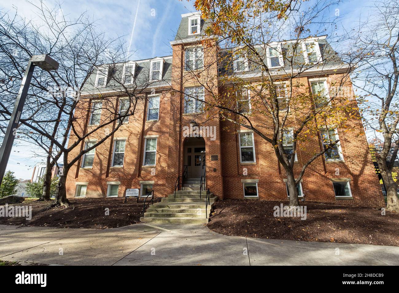 COLLEGE PARK, MD, USA - NOVEMBER 20: Morrill Hall on November 20, 2021 at the University of Maryland in College Park, Maryland. Stock Photo