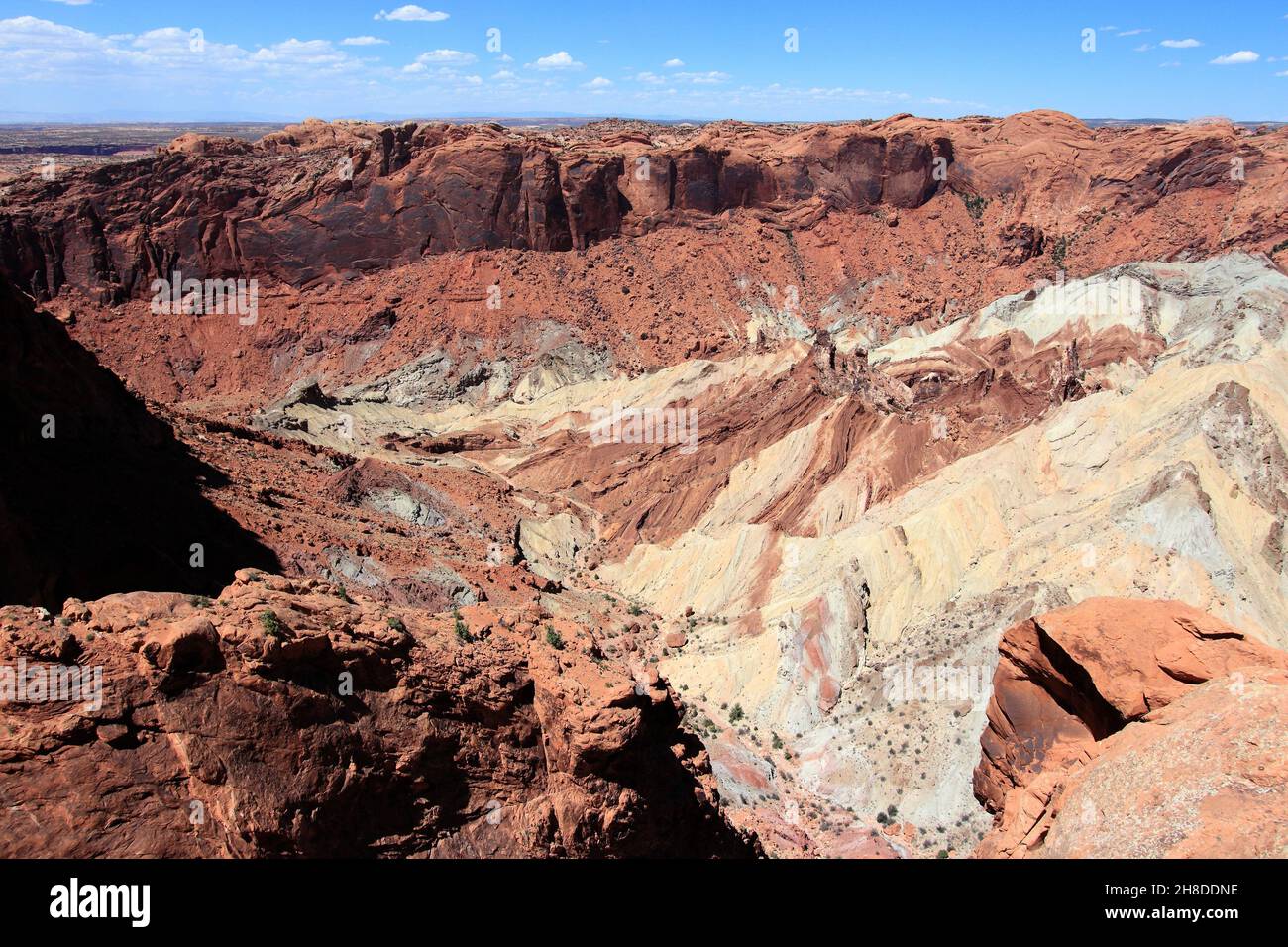 Upheaval Dome crater in Canyonlands National Park, Utah, USA Stock Photo Alamy
