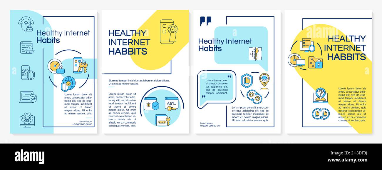 Internet safety habits tips hi-res stock photography and images - Alamy