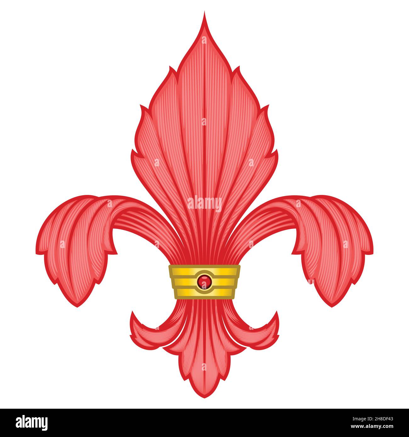Fleur de lis vector design, representation of the fleur de lis, symbol used  in medieval heraldry Stock Vector Image & Art - Alamy
