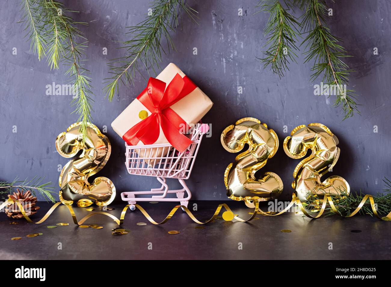 Merry Christmas Celebration 2022 Merry Christmas And Happy New Year 2022 Background. Winter Holiday  Celebration Mockup Stock Photo - Alamy