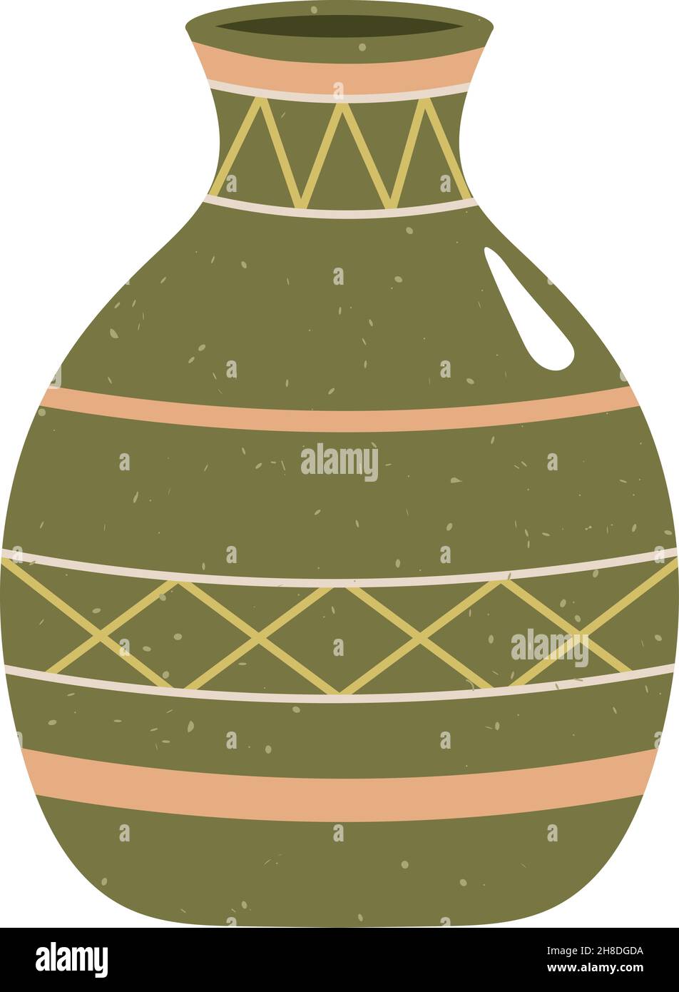 green pottery vase icon on white background Stock Vector Image & Art ...