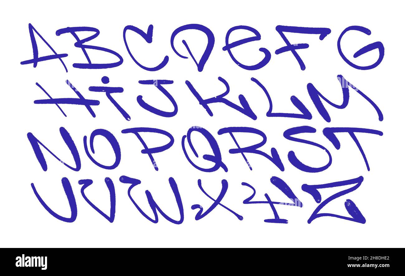 multicolored graffiti elements set spray paint arrow line paint Stock Vector