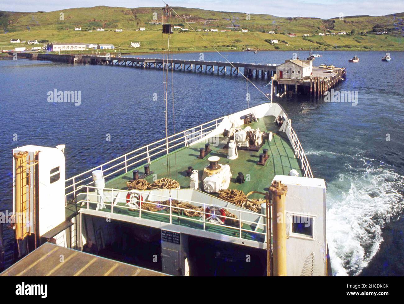 MV Hebrides Tarbert, Isle of Harris 1970s Stock Photo