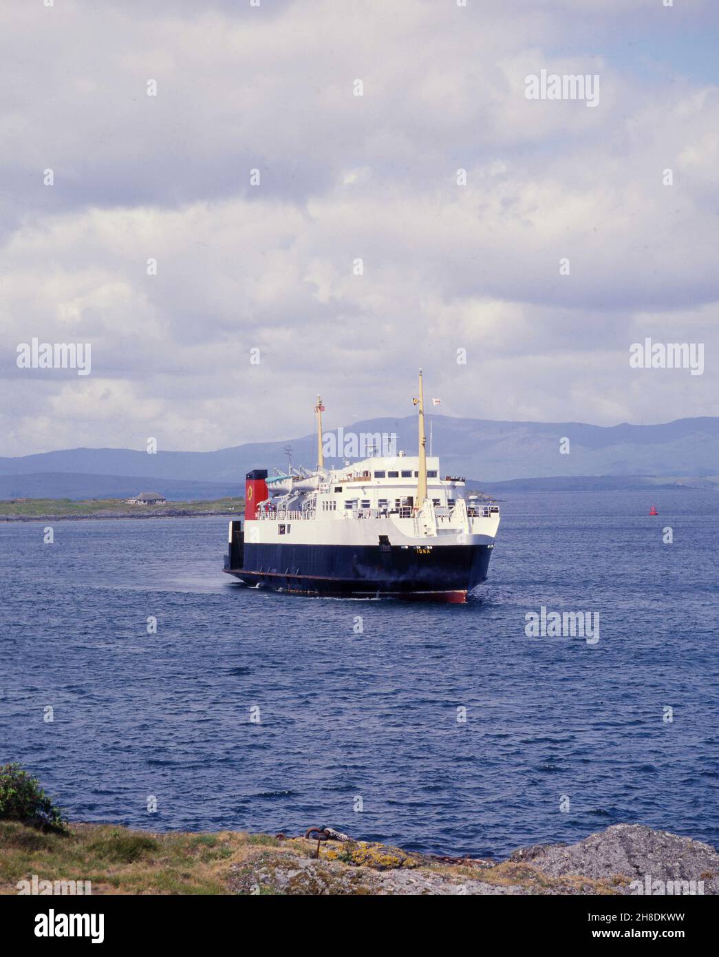 MV Iona Oban bay 1970s Stock Photo