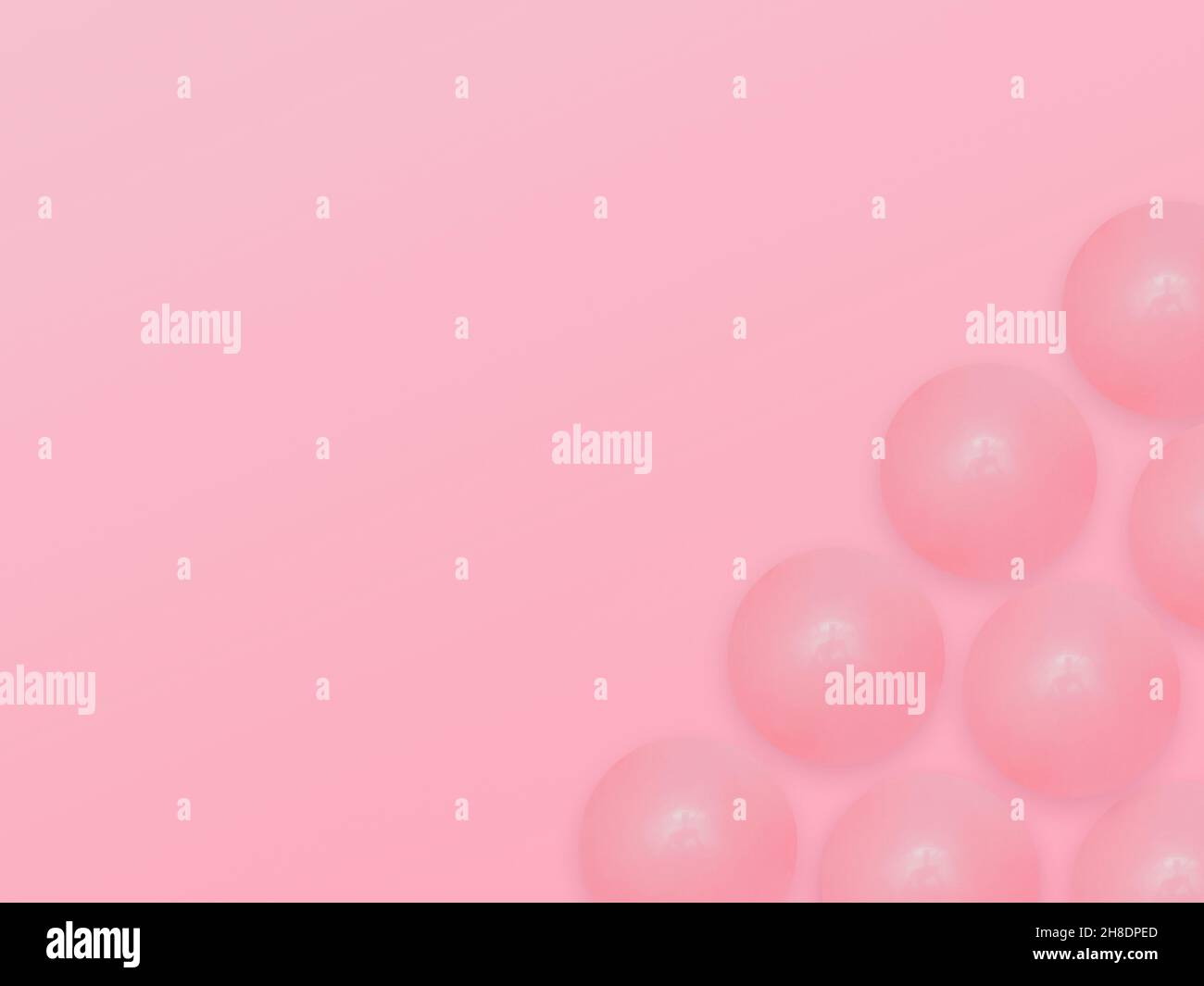 Pastel Pink Curve (Air-Filled) - 36 Inches