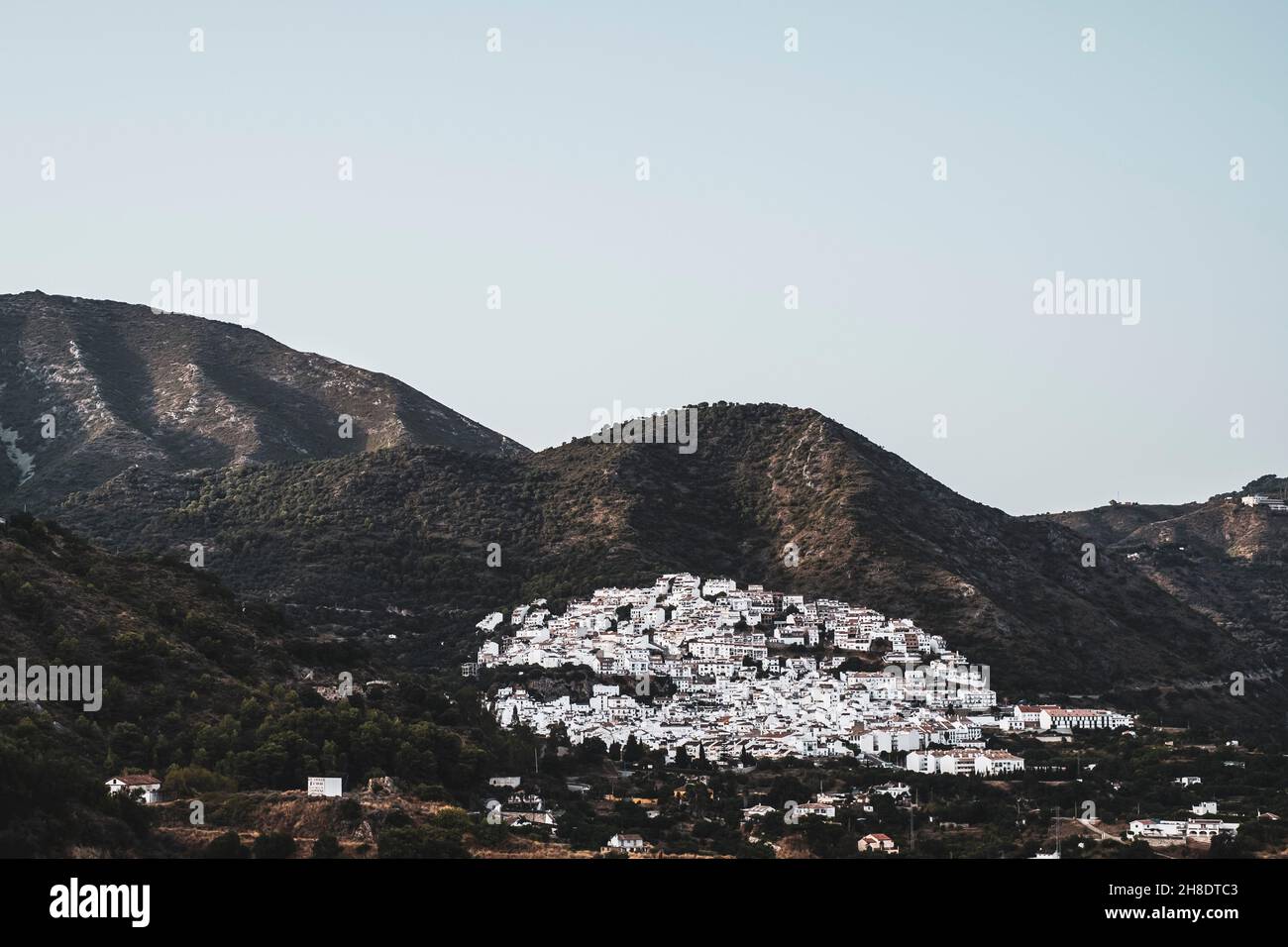 Blick auf Oyda Andalusien Spanien Stock Photo