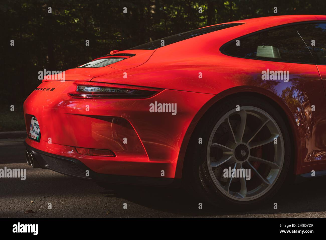 CINCINNATI, UNITED STATES Sep 18, 2021 A picture of Porsche car at a