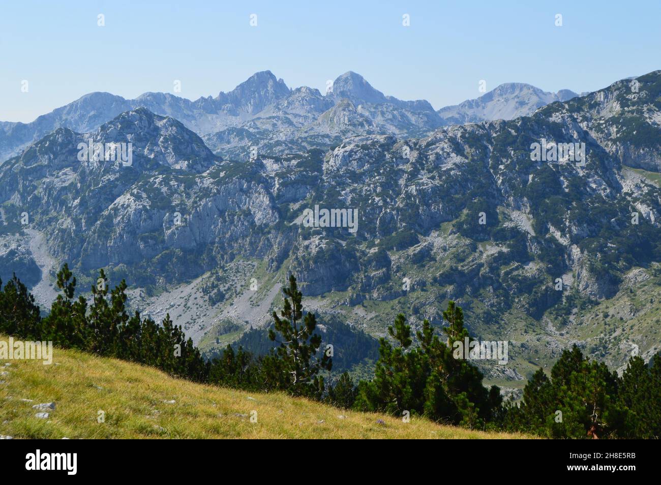 Summer hiking day on Prenj mountain, Velika kapa peak Stock Photo - Alamy