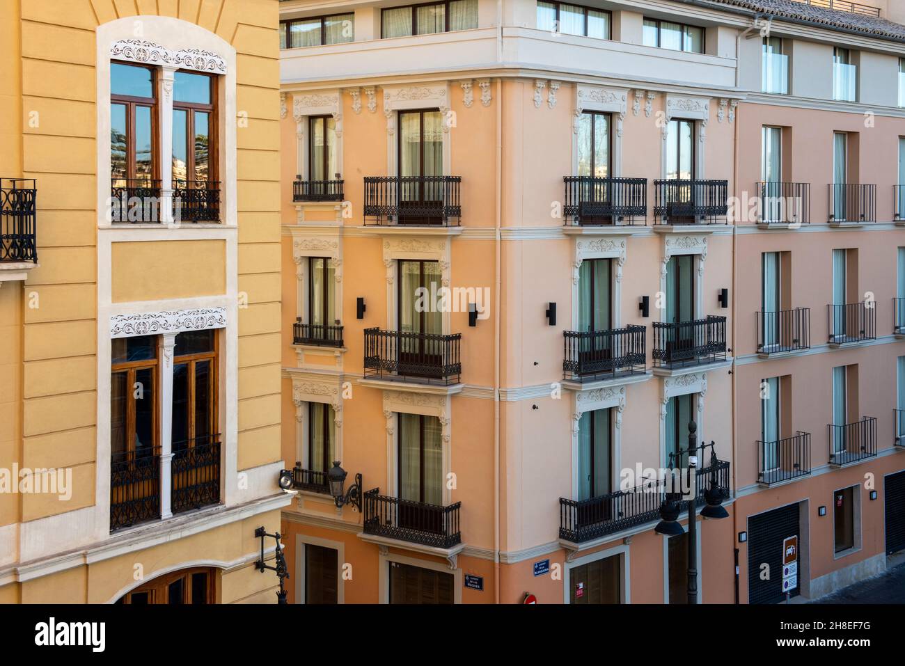Traditional buildings - Valencia, Spain Stock Photo