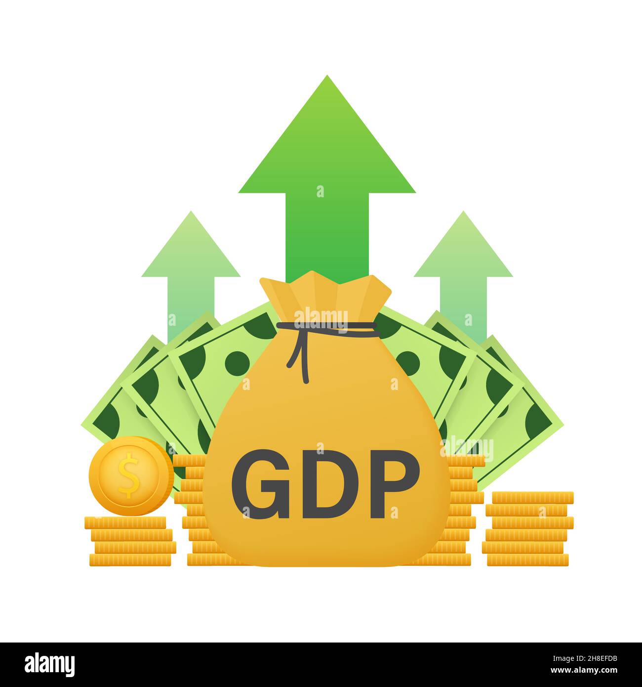 gross domestic product or GDP formula are consumption, business investment,  government spending, and net exports 29565485 Vector Art at Vecteezy