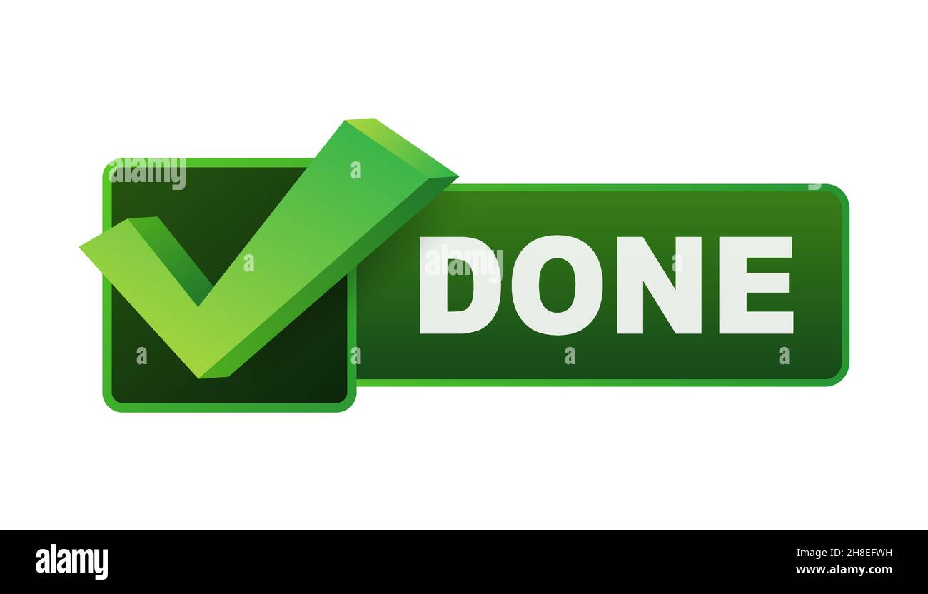 Check list with done stamp hi res stock photography and images Alamy