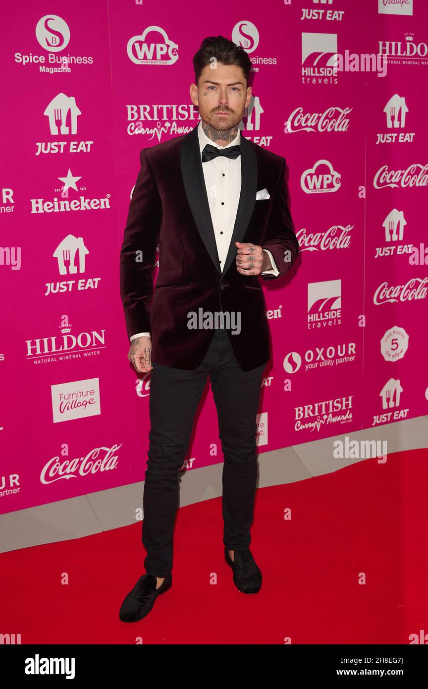 London, UK . 29 November, 2021 . Robbie McMahon pictured attending the