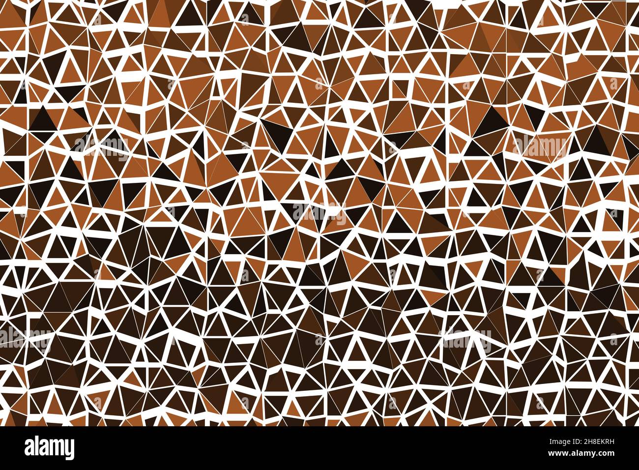 Polygonal brown mosaic background. Abstract low poly vector ...