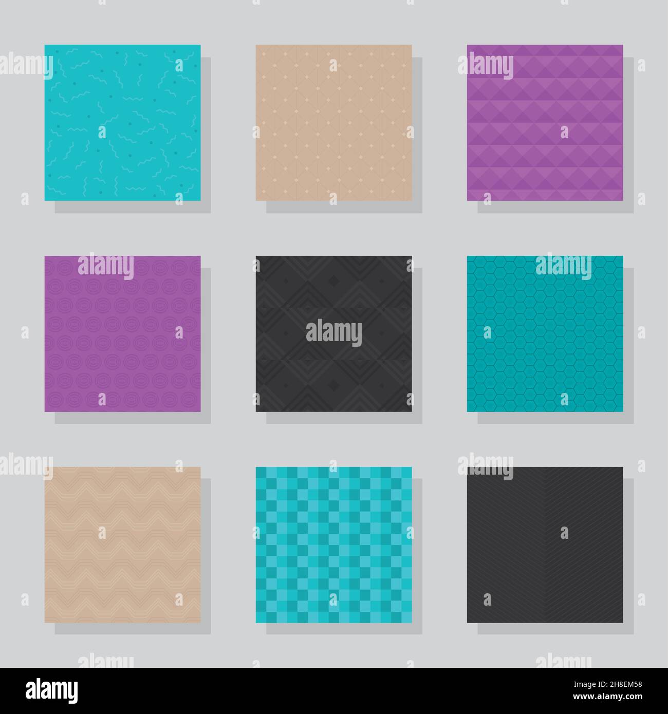Squared patterns Stock Vector Images - Alamy