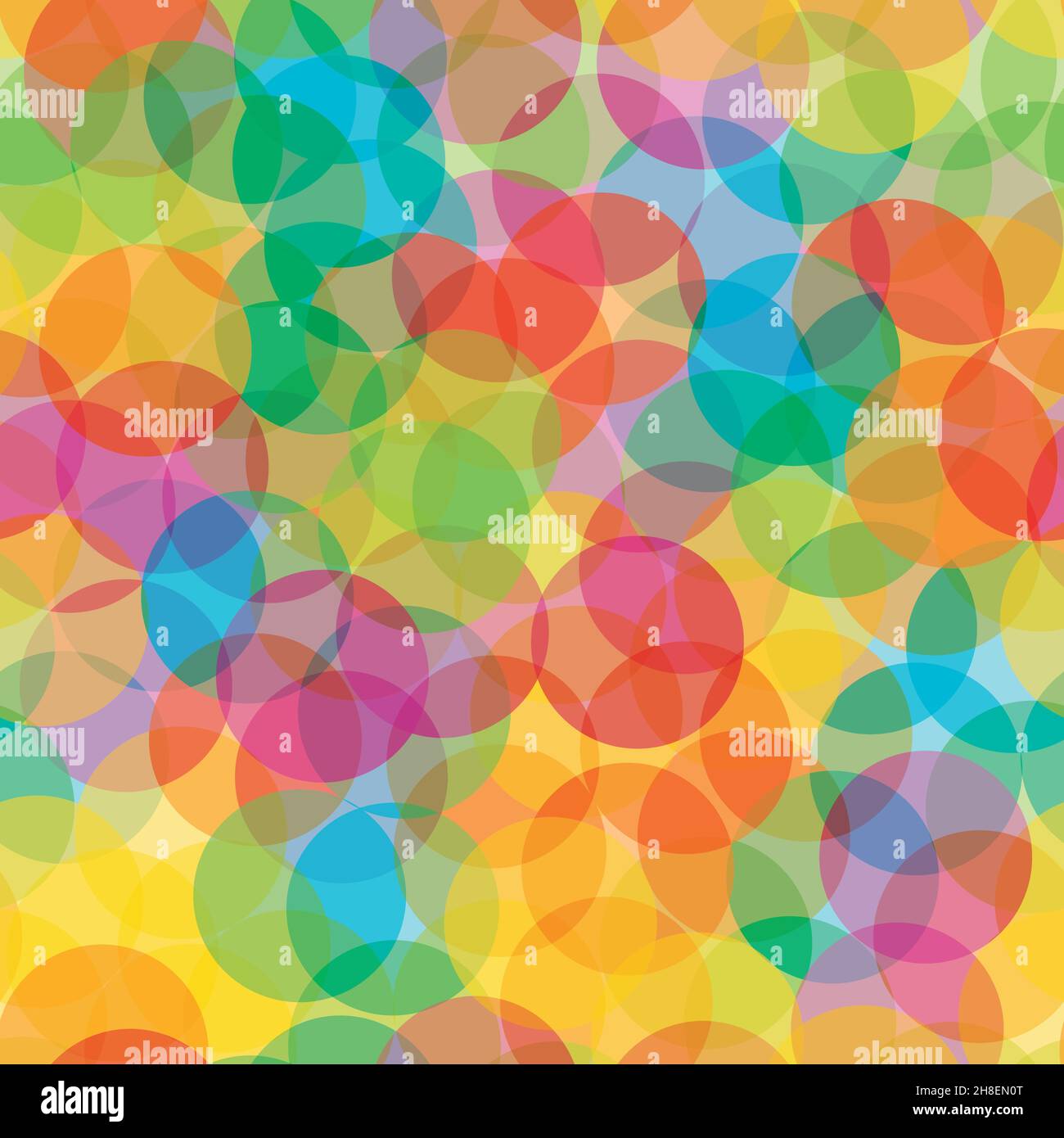 Multicolored background of transparent overlapping circles Stock Vector ...