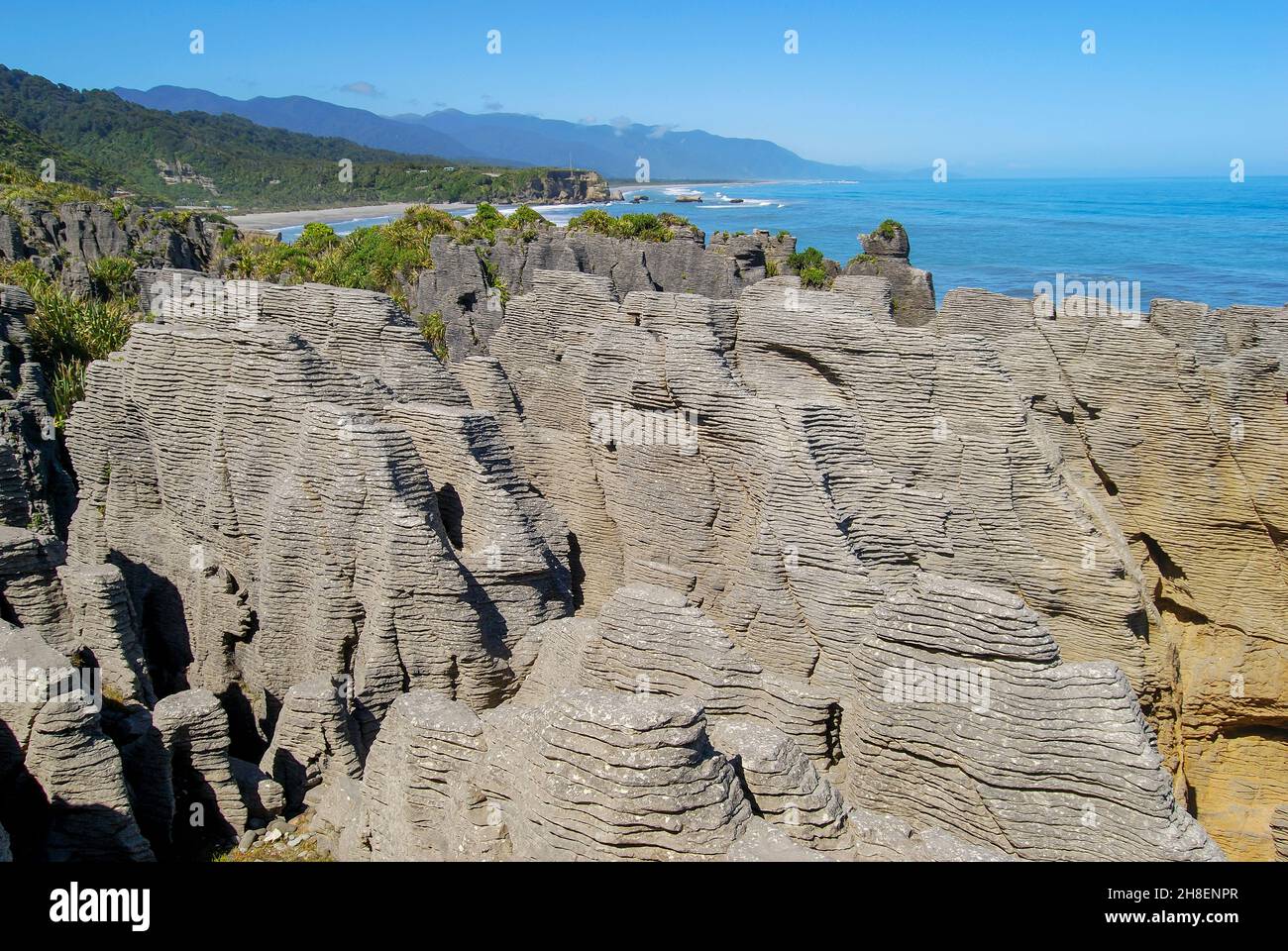 Punakaiki pancake rocks new zealand hi-res stock photography and images ...