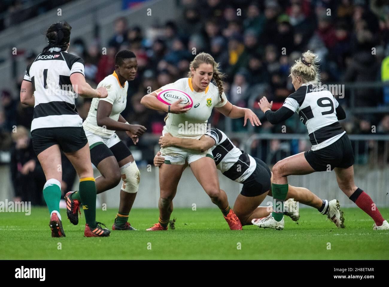 Springbok Cilliers in action during the Women's International