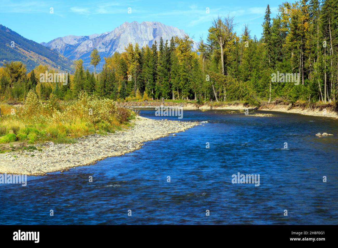 The Elk River is a 220kilometre long river, in the southeastern