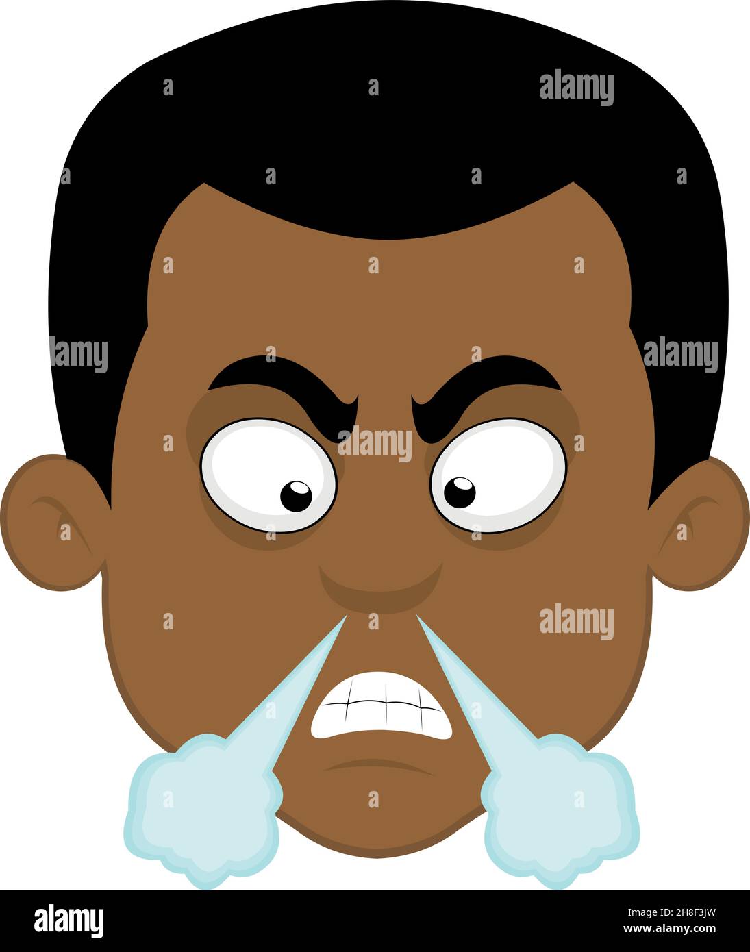Cartoon of angry man hi-res stock photography and images - Alamy
